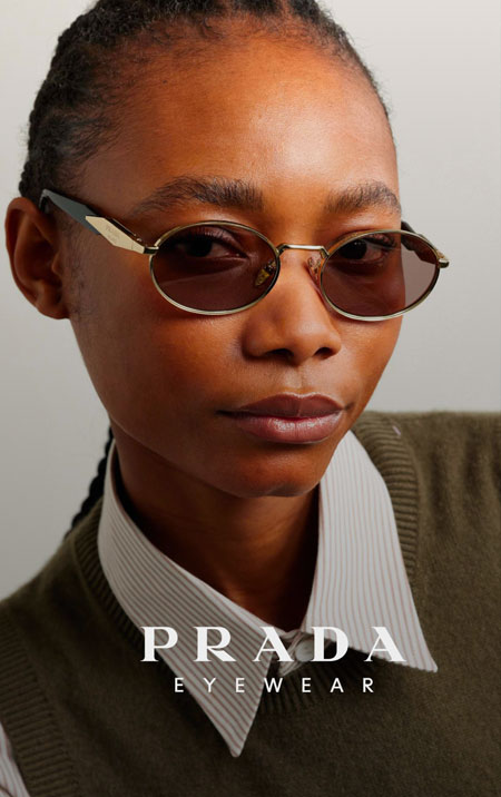 Logo de lunettes Prada chez Scoop Vision